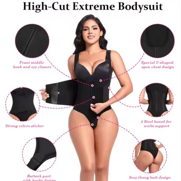 Colombian Girdle Touch Sculpt Waist Trainer Tummy Control Waist Wrap - Picture 3 of 6